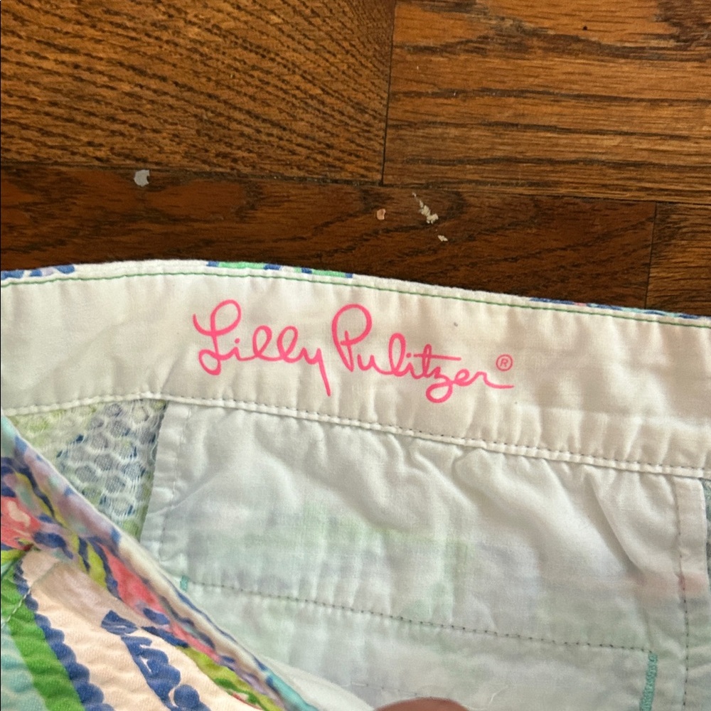 Lilly Pulitzer Vibrant Paisley High Waist Shorts - Picture 3 of 6